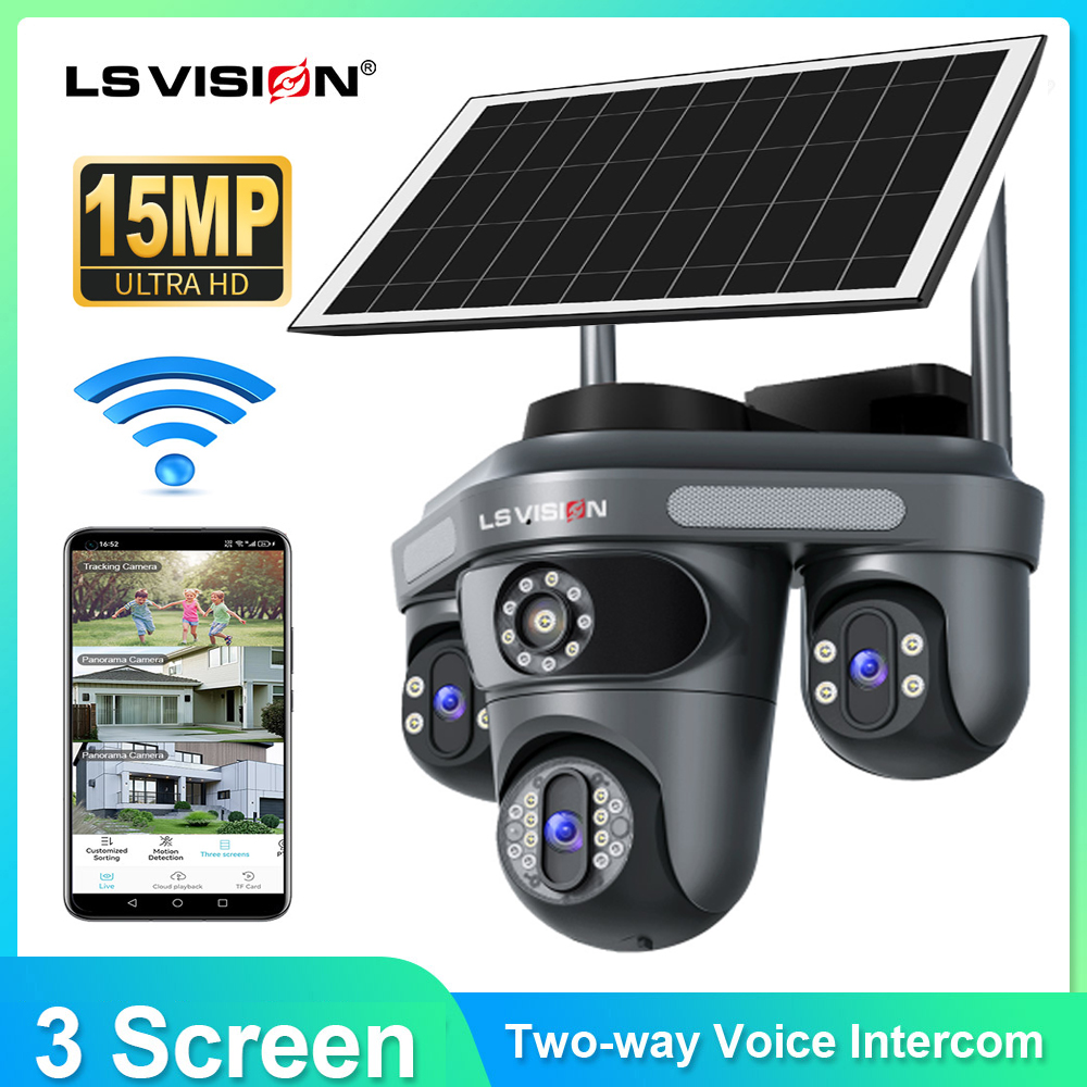 Home Security Panel - LS VISION – caméra solaire de