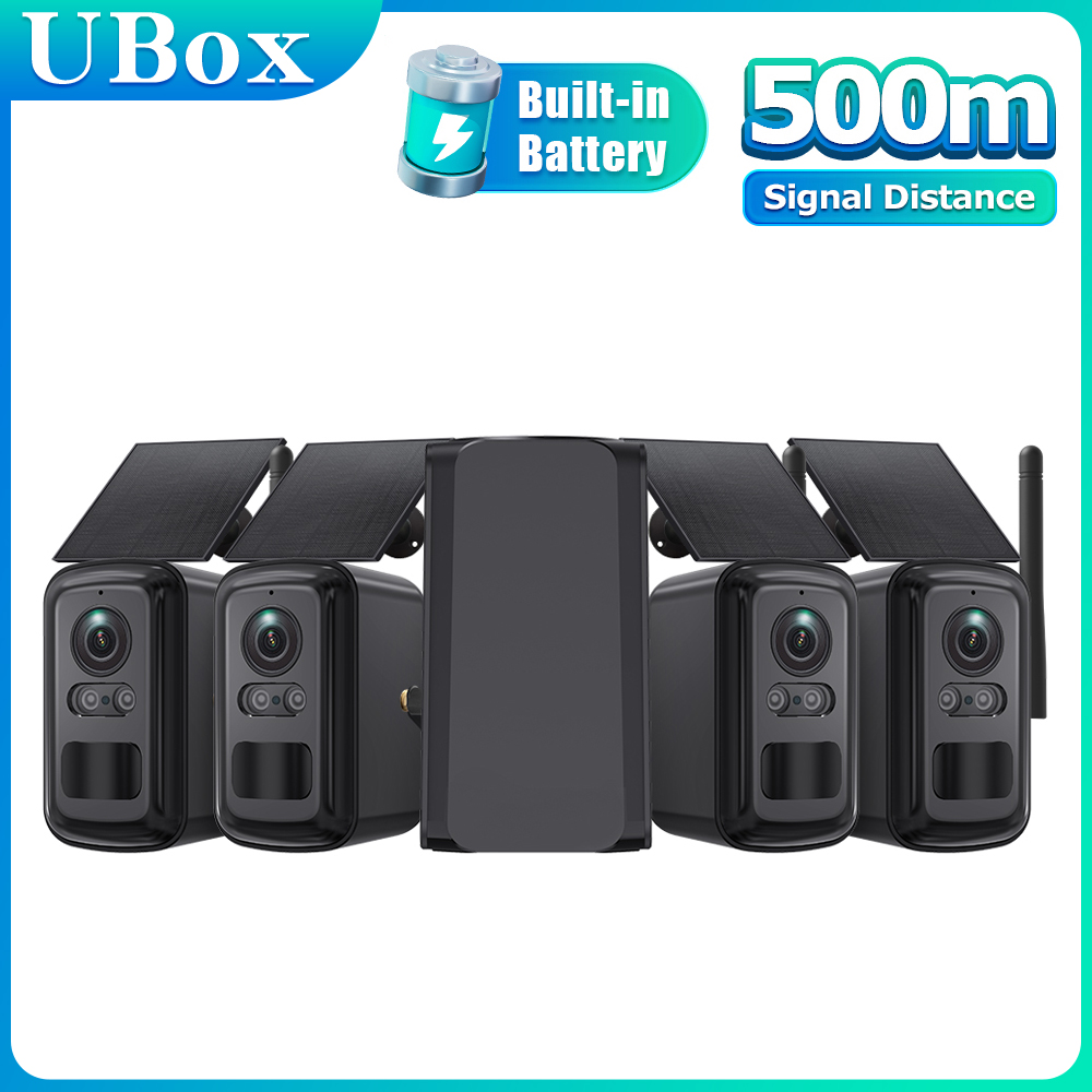 Home Security Panel - SHIWOJIA 3MP batterie solaire caméra système