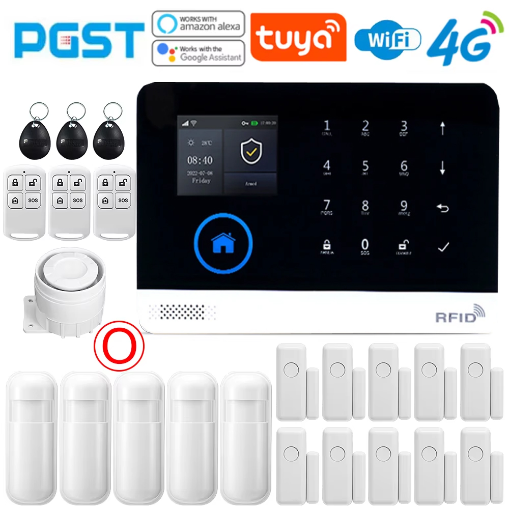 Home Security System Installation - Système d'alarme domestique PGST, alarme de