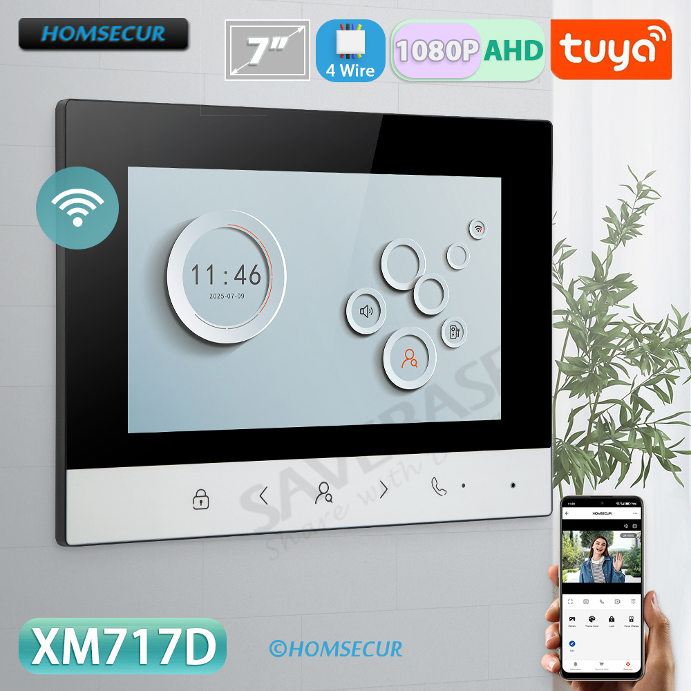 Home Security Panel - Moniteur intérieur intelligent Tuya WIFI avec