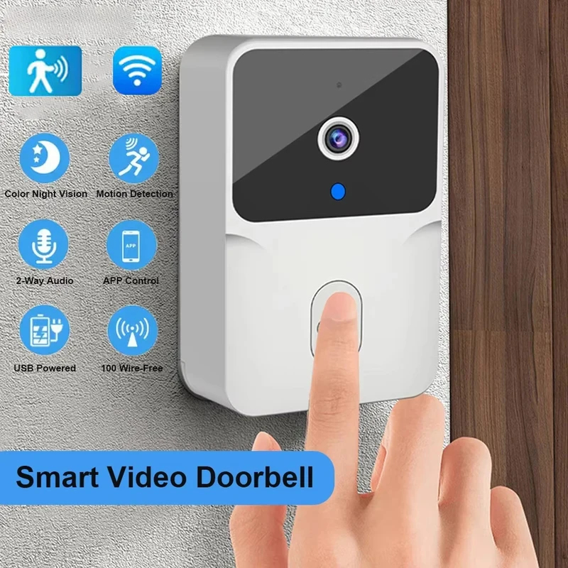 Home Security Honeywell - Sonnette vidéo WiFi pour maison intelligente,