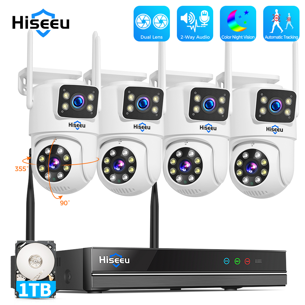 Home Security Panel - Kit de système de sécurité Hiseeu