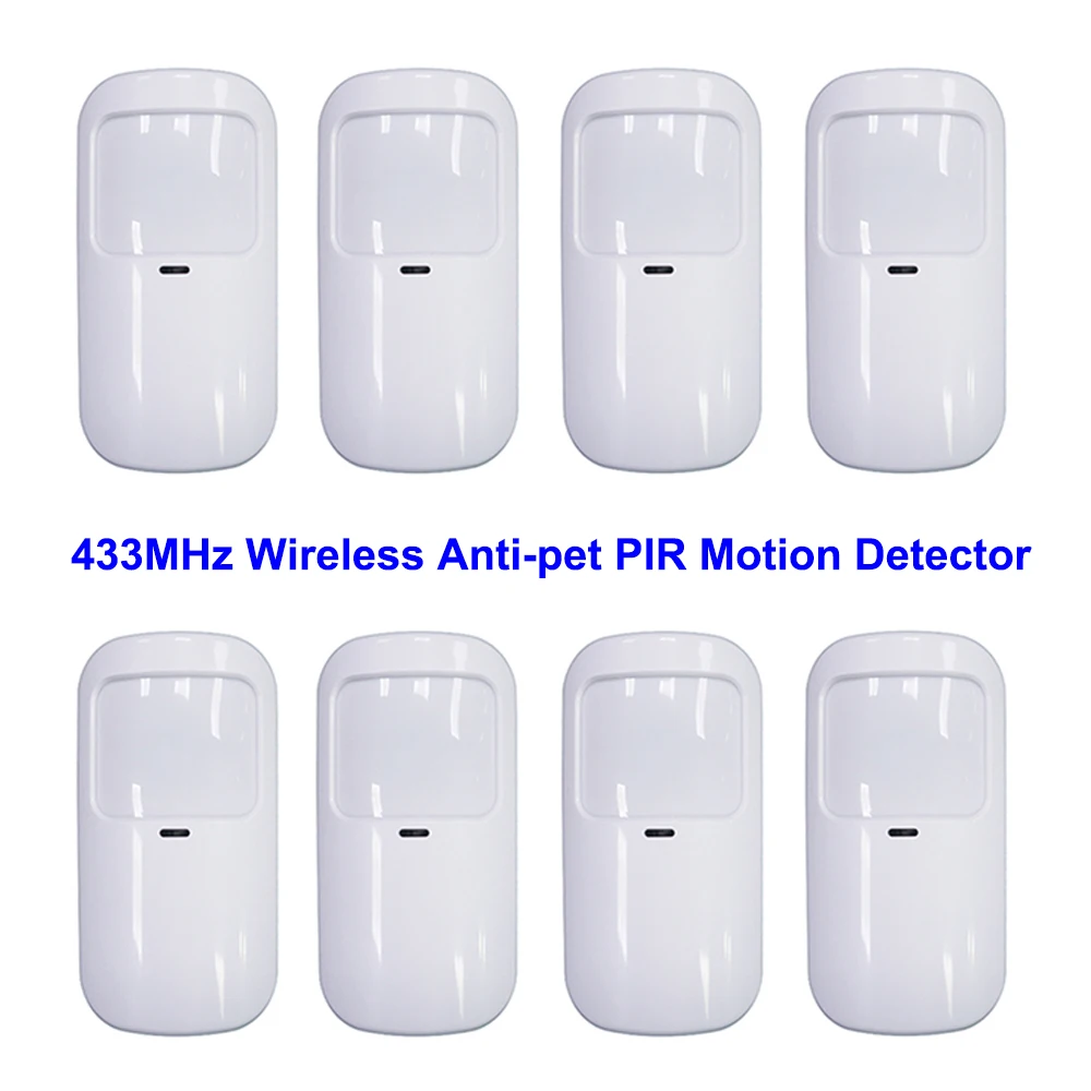 Pet Immune Pir Sensor - Détecteur infrarouge sans fil blanc pour