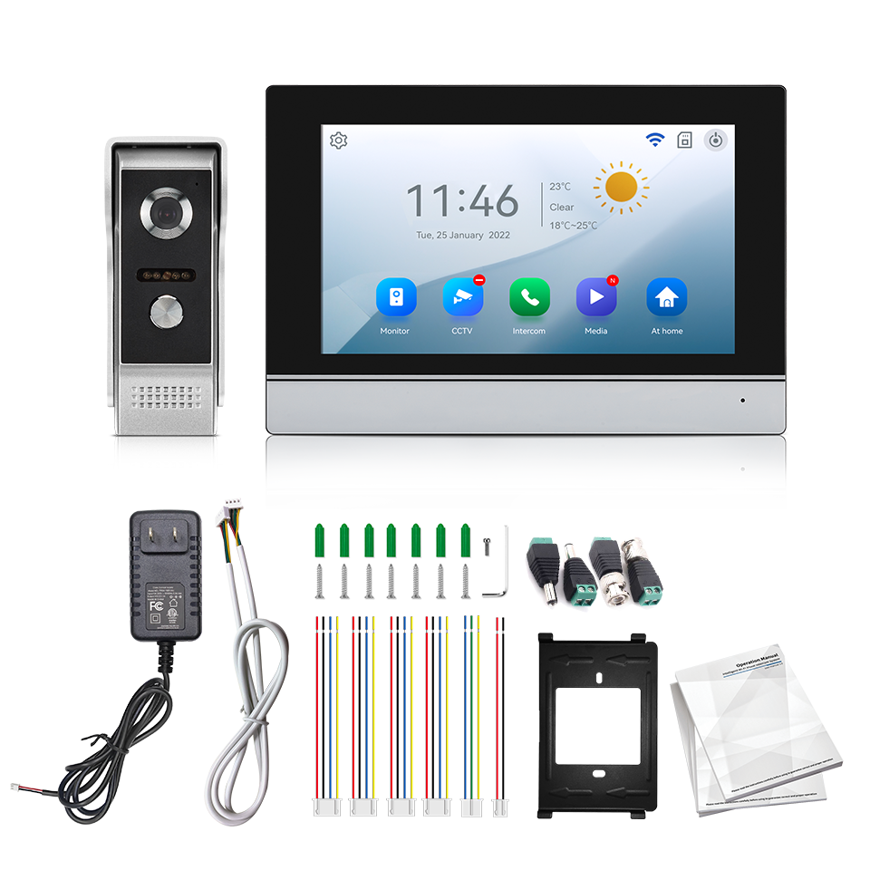 Home Security Honeywell - Visiophone avec écran IPS de 7