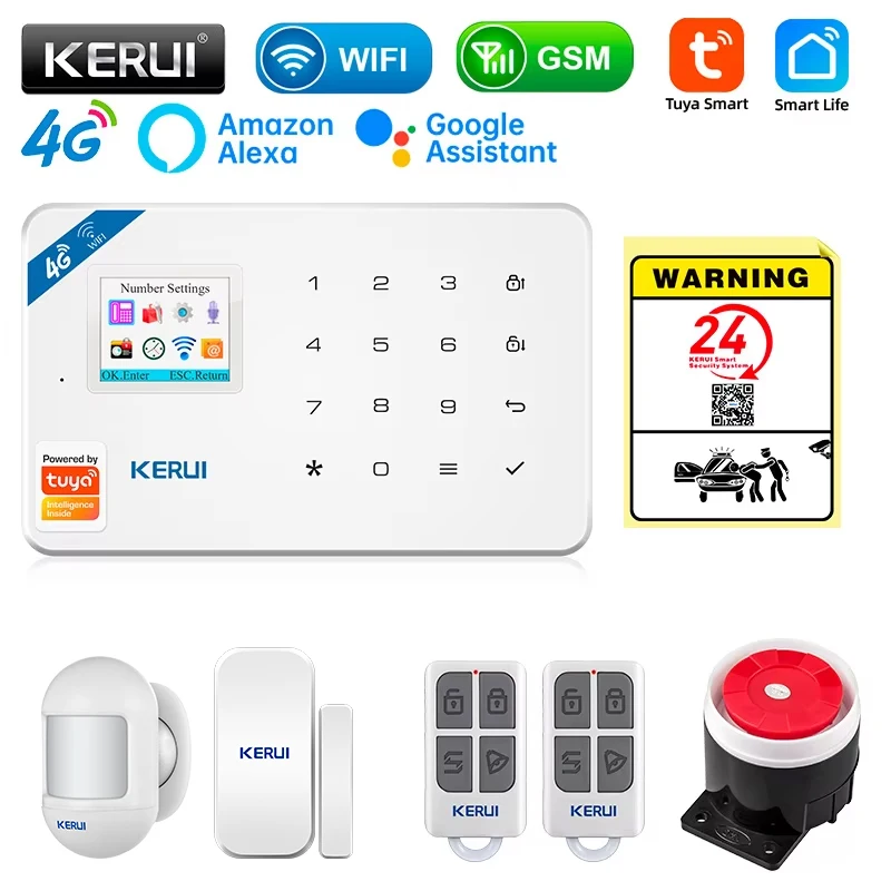 Home Security System Installation - KERUI Activ- Kit de système d'alarme