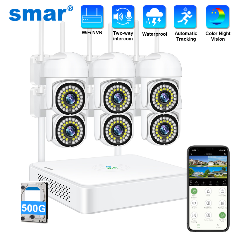 Home Security Panel - Système de caméra de sécurité sans