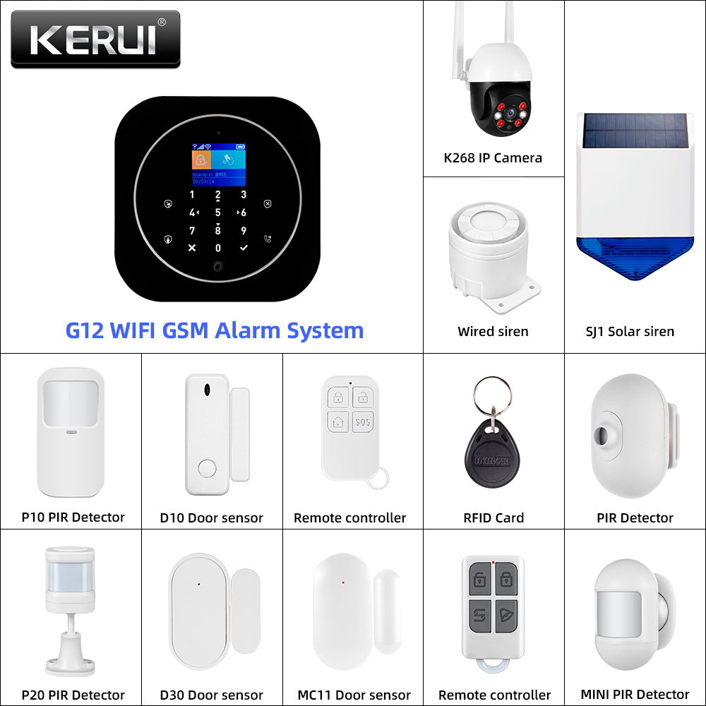 KERUI G12-Système d'alarme dom - Home Security System Installation avis et prix