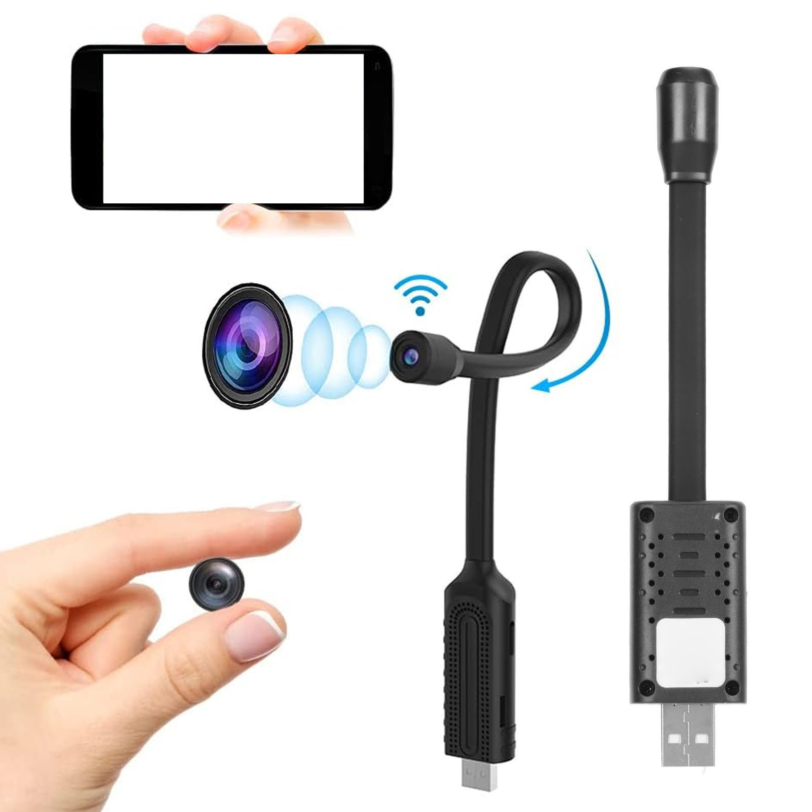 Mini caméra de sécurité sans f - Hidden Camera Clock avis et prix