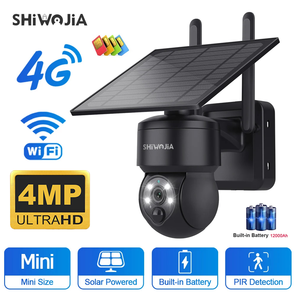 WinterWOJIA-Caméra solaire PTZ - Home Security Panel avis et prix