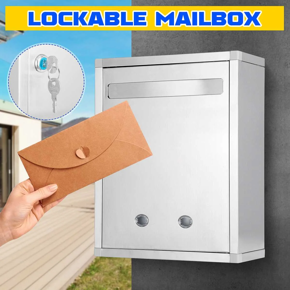 Boîte aux lettres Vintage étan - Home Security Letters avis et prix