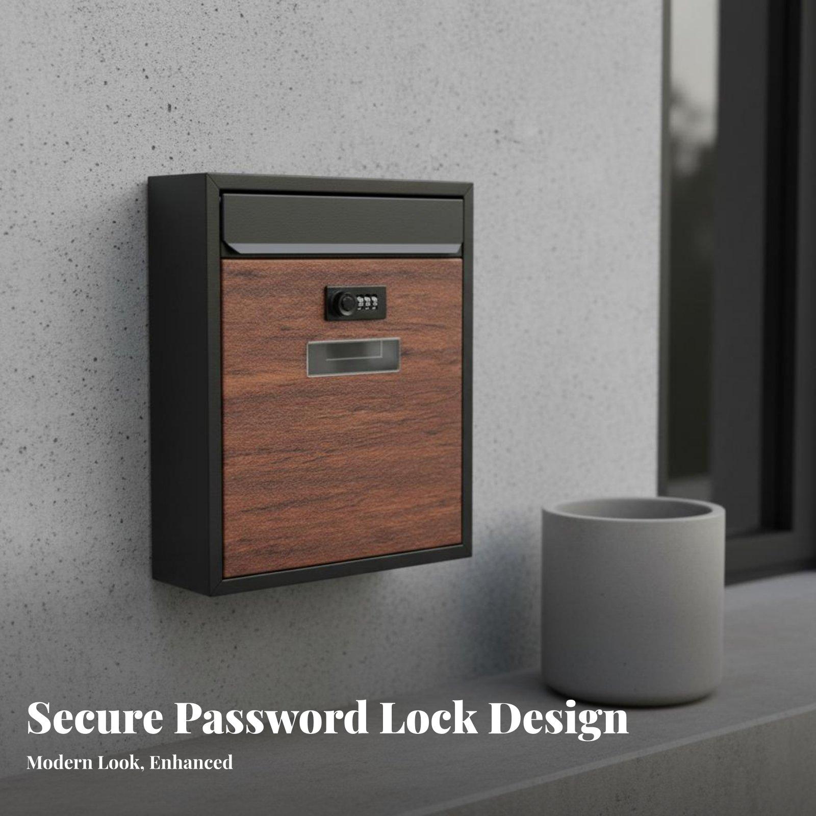 Boîte aux lettres en fer avec  - Home Security Letters avis et prix