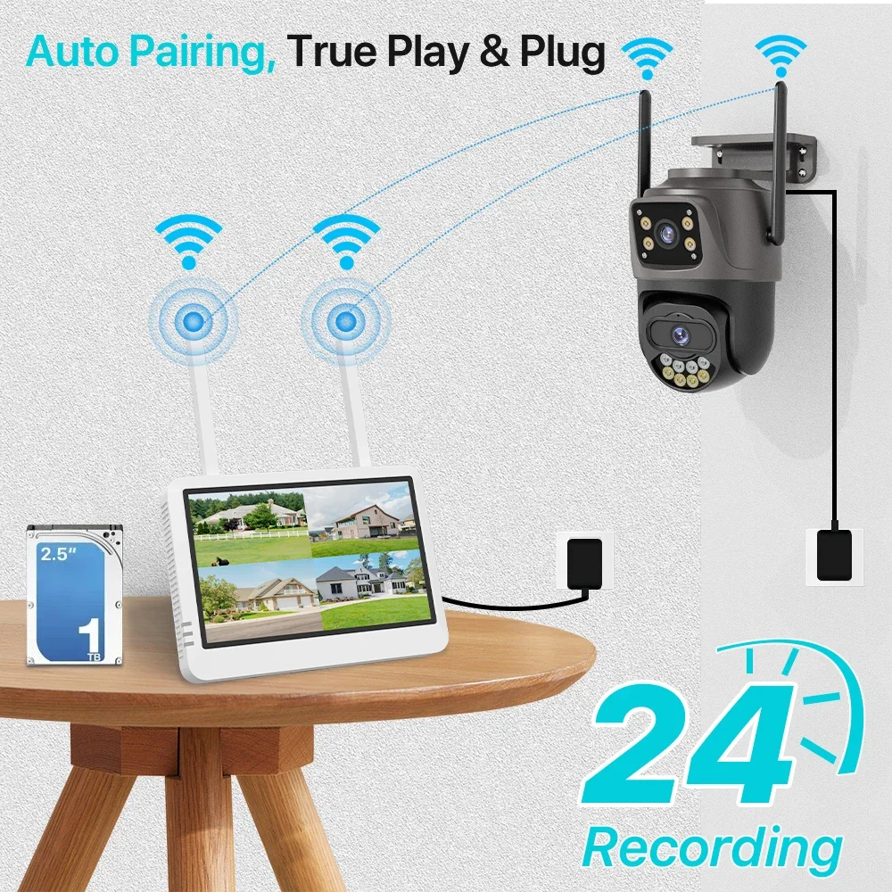 Kit NVR 8 canaux de sécurité W - Home Security Alexa avis et prix