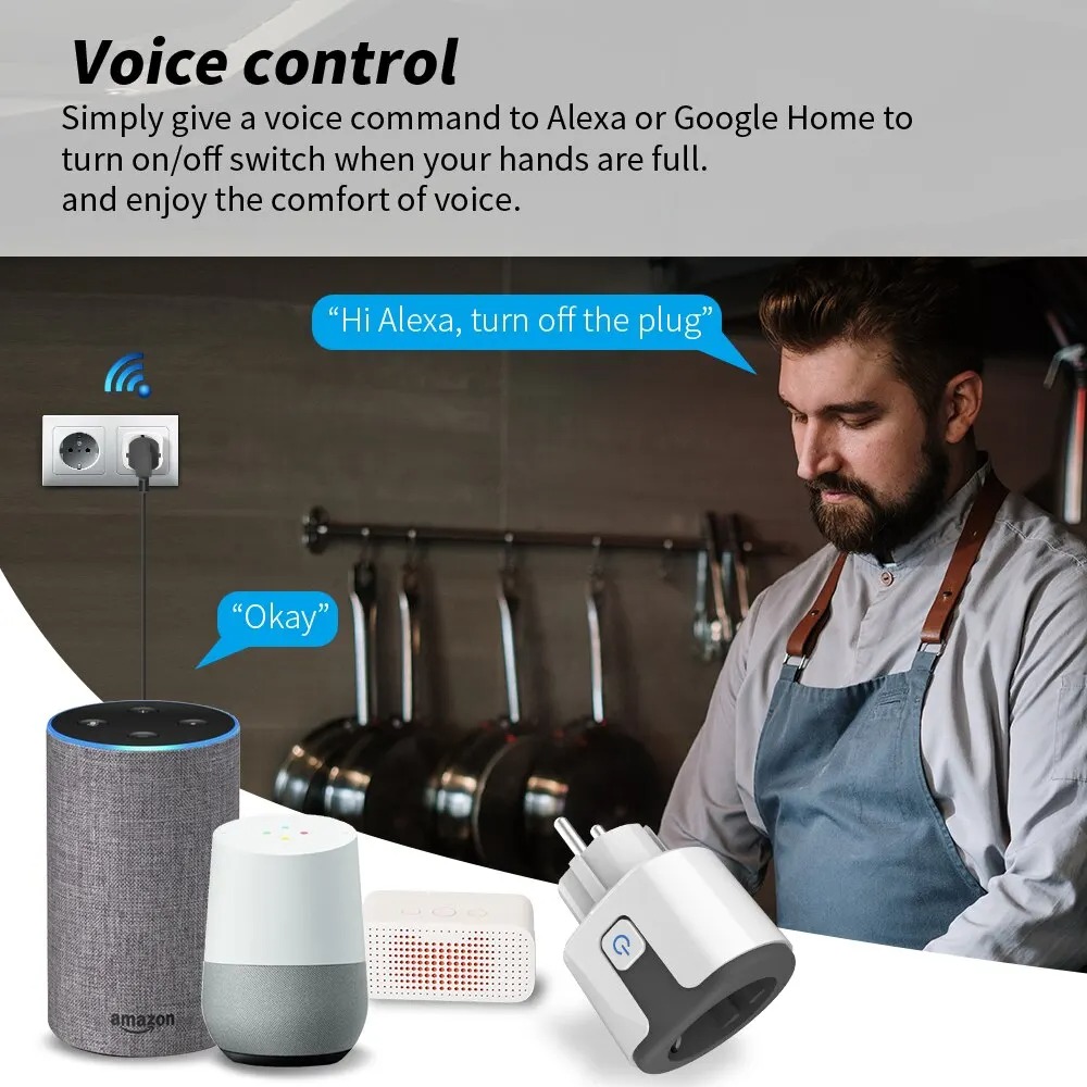 Prise intelligente WiFi EU, fo - Home Security Alexa avis et prix