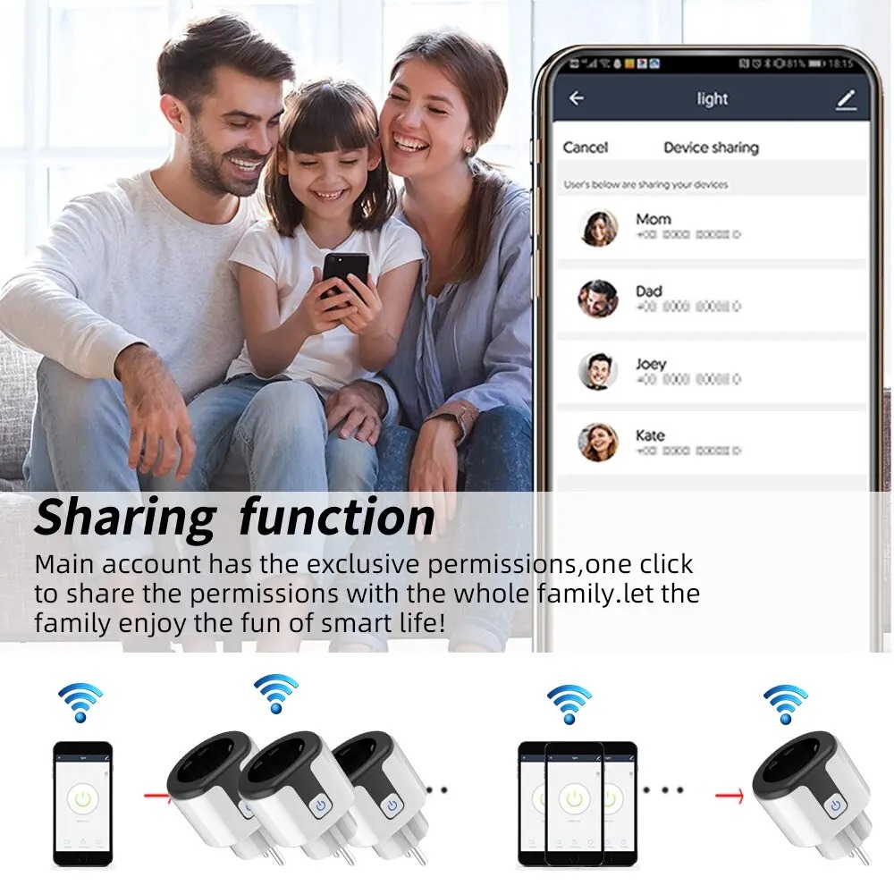 Prise intelligente WiFi EU, fo - Home Security Alexa avis et prix