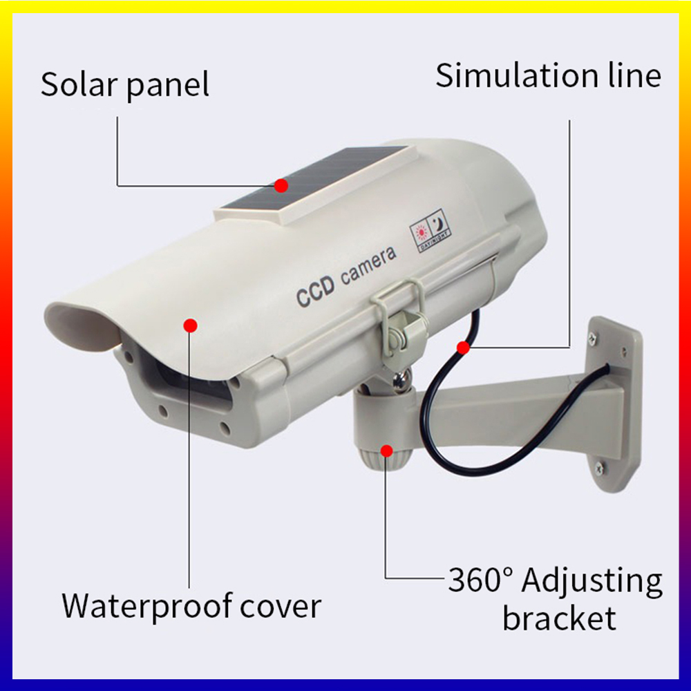 Caméra solaire de simulation é - Home Security Tips avis et prix