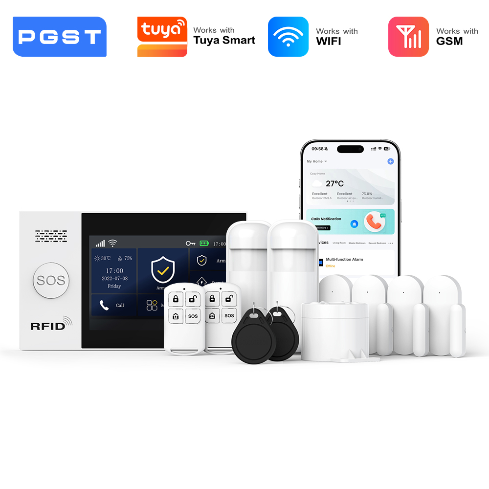 PGST alarme intelligente anti  - Home Security System Installation avis et prix