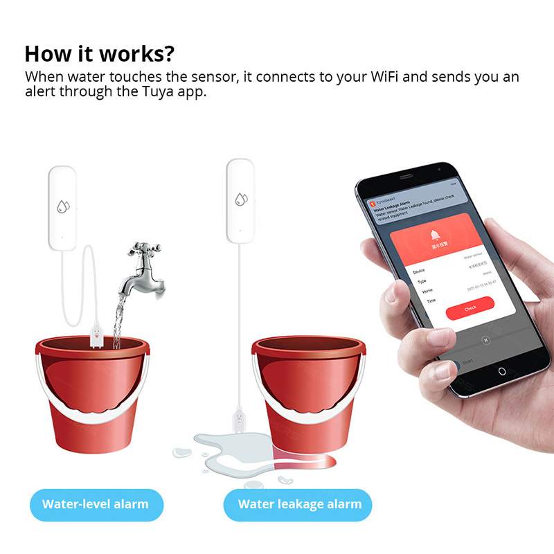 Capteur d'alarme de fuite d'ea - Home Security Alexa avis et prix