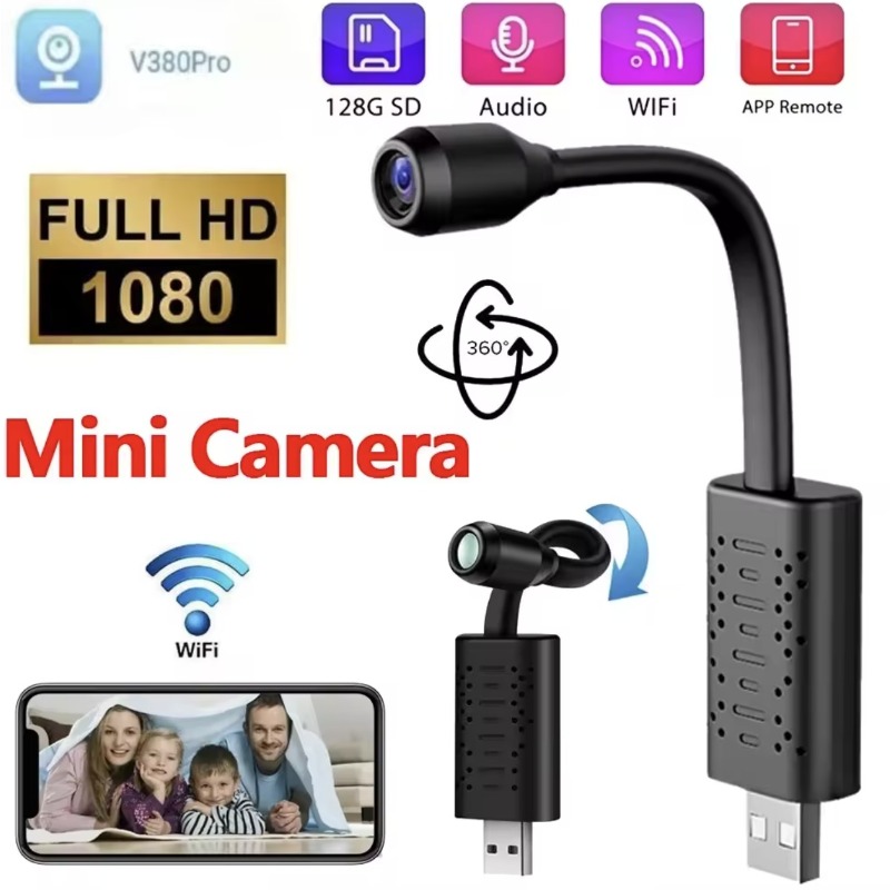 V380 PRO Mini caméra 1080P HD  - Hidden Camera Clock avis et prix
