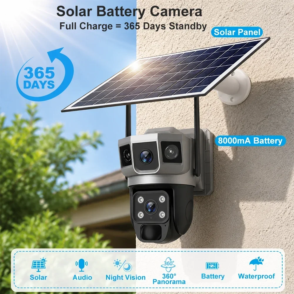 Caméra de sécurité V380 4K 3 é - Home Security Panel avis et prix