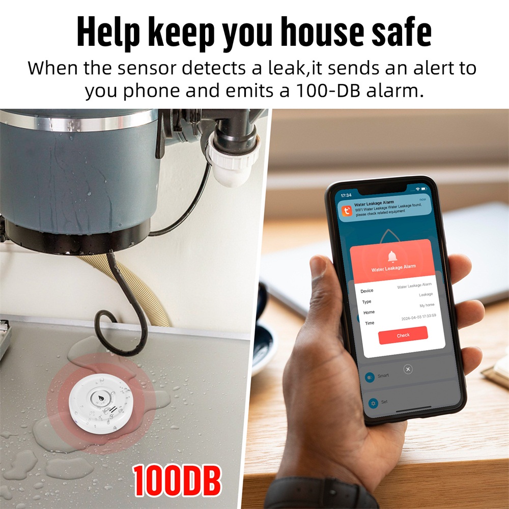 Fuers-Détecteur de fuite d'eau - Home Security Alexa avis et prix