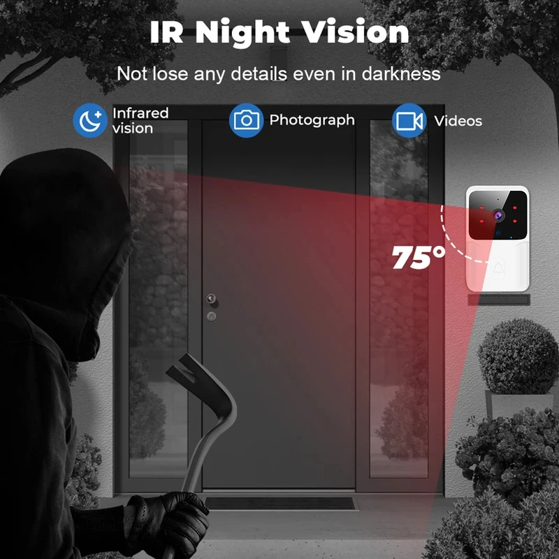 Sonnette vidéo WiFi pour maiso - Home Security Honeywell avis et prix