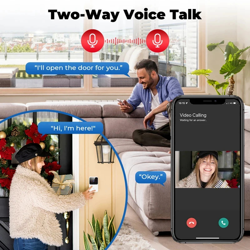 Sonnette vidéo WiFi pour maiso - Home Security Honeywell avis et prix