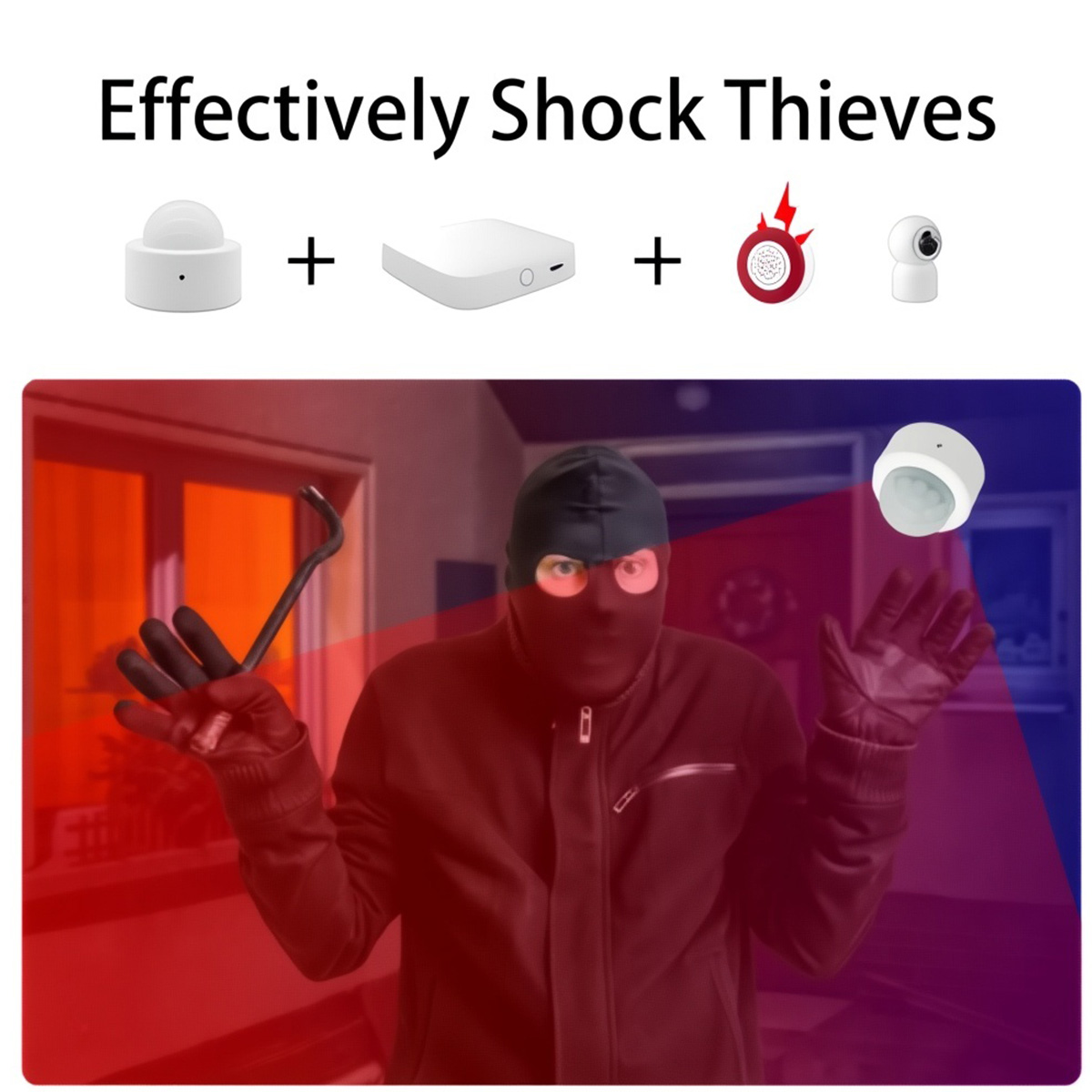 Capteur de mouvement PIR ZigBe - Home Security Alexa avis et prix