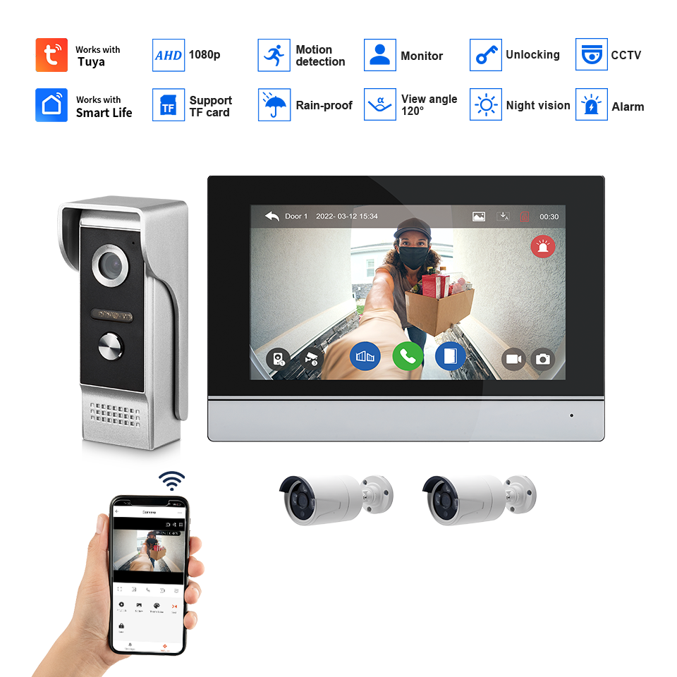 Visiophone avec écran IPS de 7 - Home Security Honeywell avis et prix