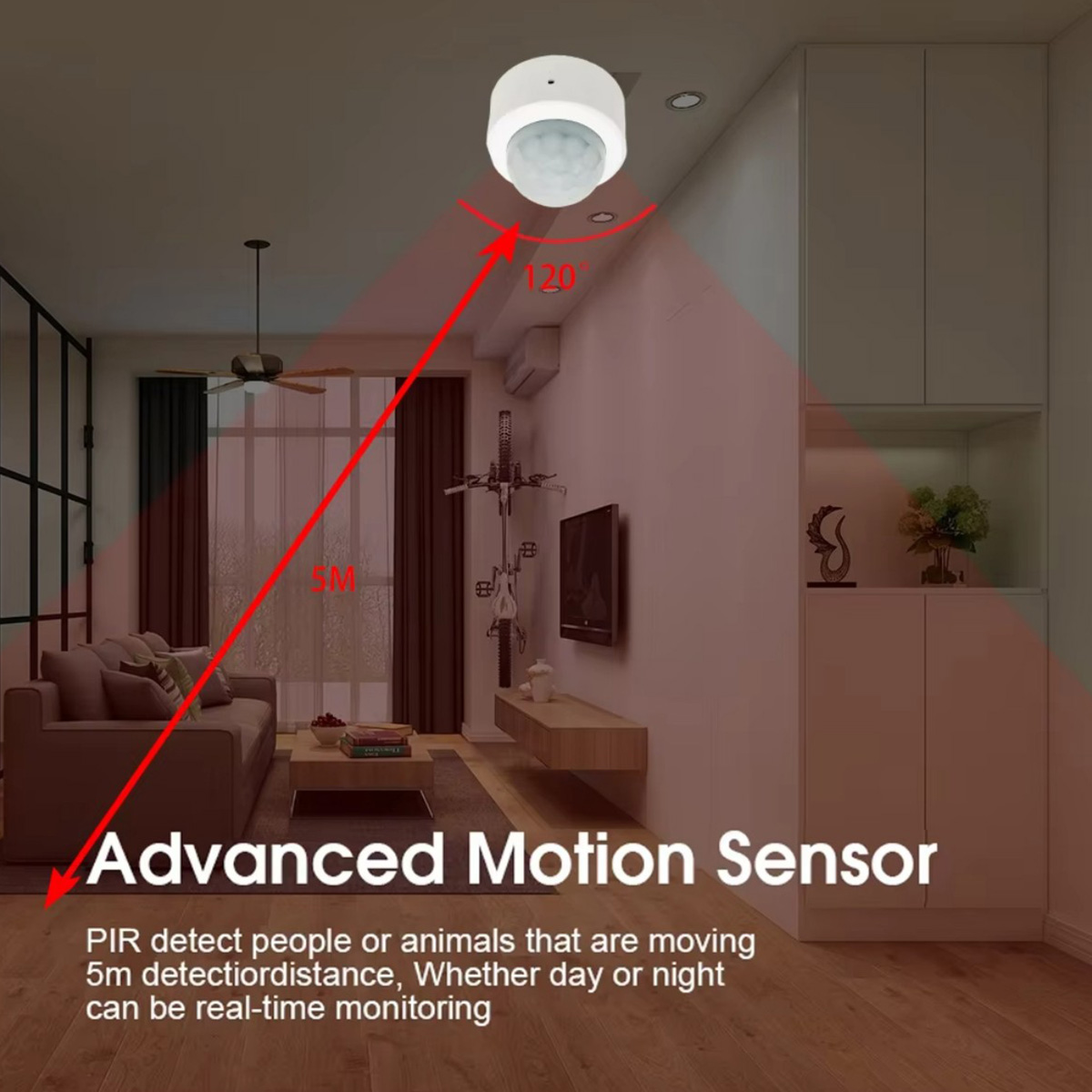 Mini capteur de mouvement huma - Home Security Alexa avis et prix