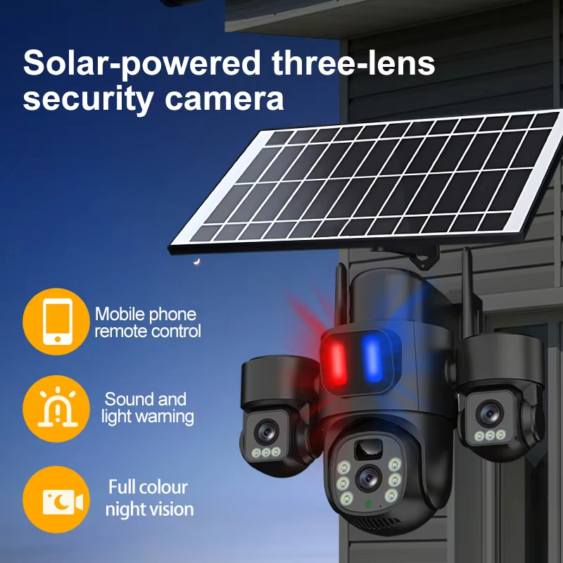 Caméra solaire PTZ WIFI extéri - Home Security Panel avis et prix