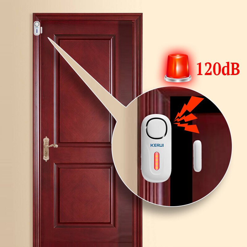 KERUI 120DB sans fil porte/fen - Home Security System Installation avis et prix