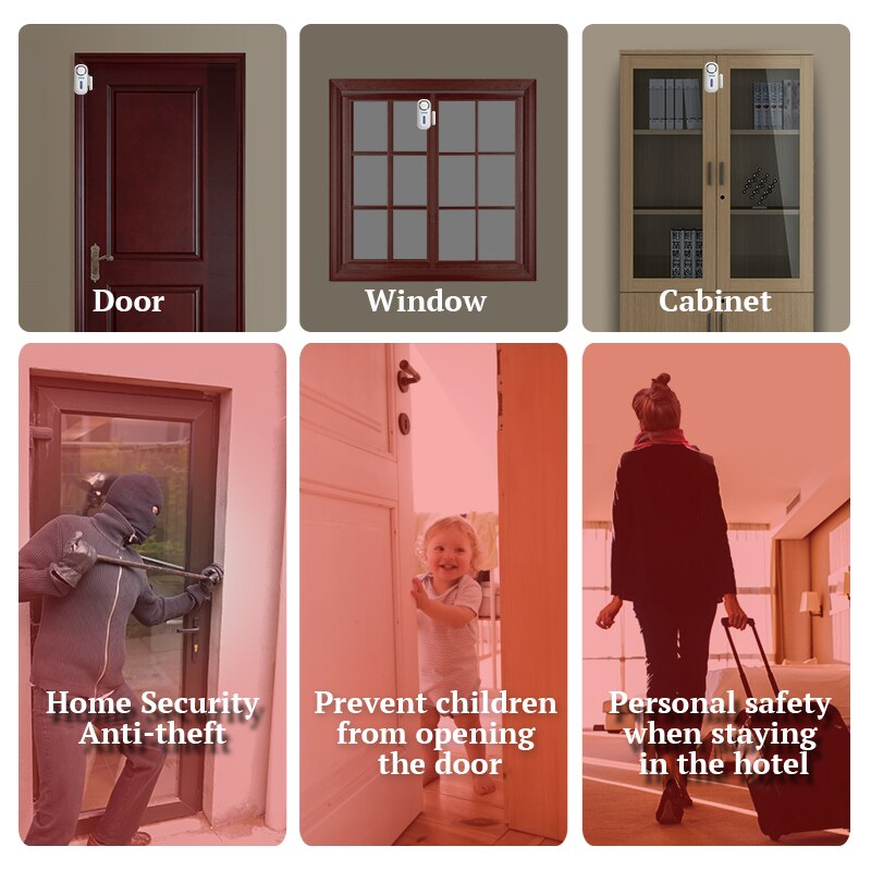 KERUI 120DB sans fil porte/fen - Home Security System Installation avis et prix