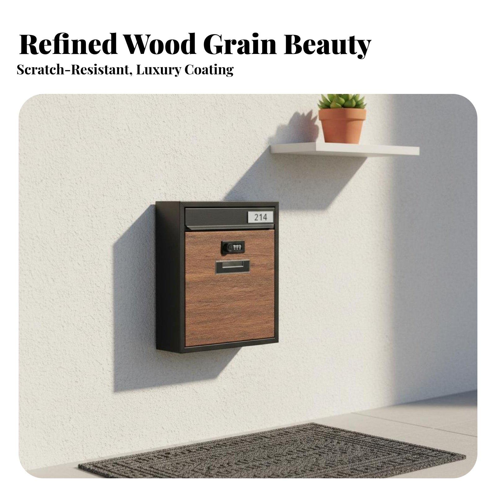 Boîte aux lettres moderne en m - Home Security Letters avis et prix