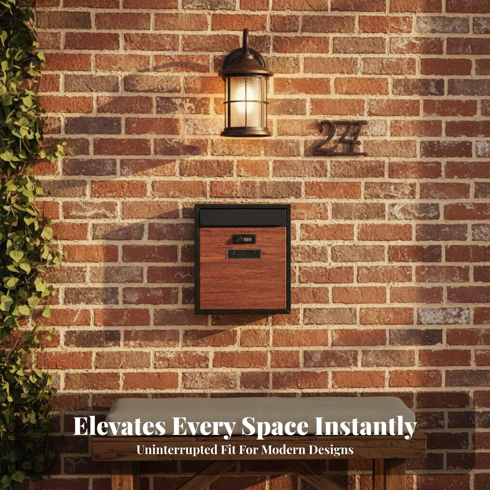Boîte aux lettres moderne en m - Home Security Letters avis et prix