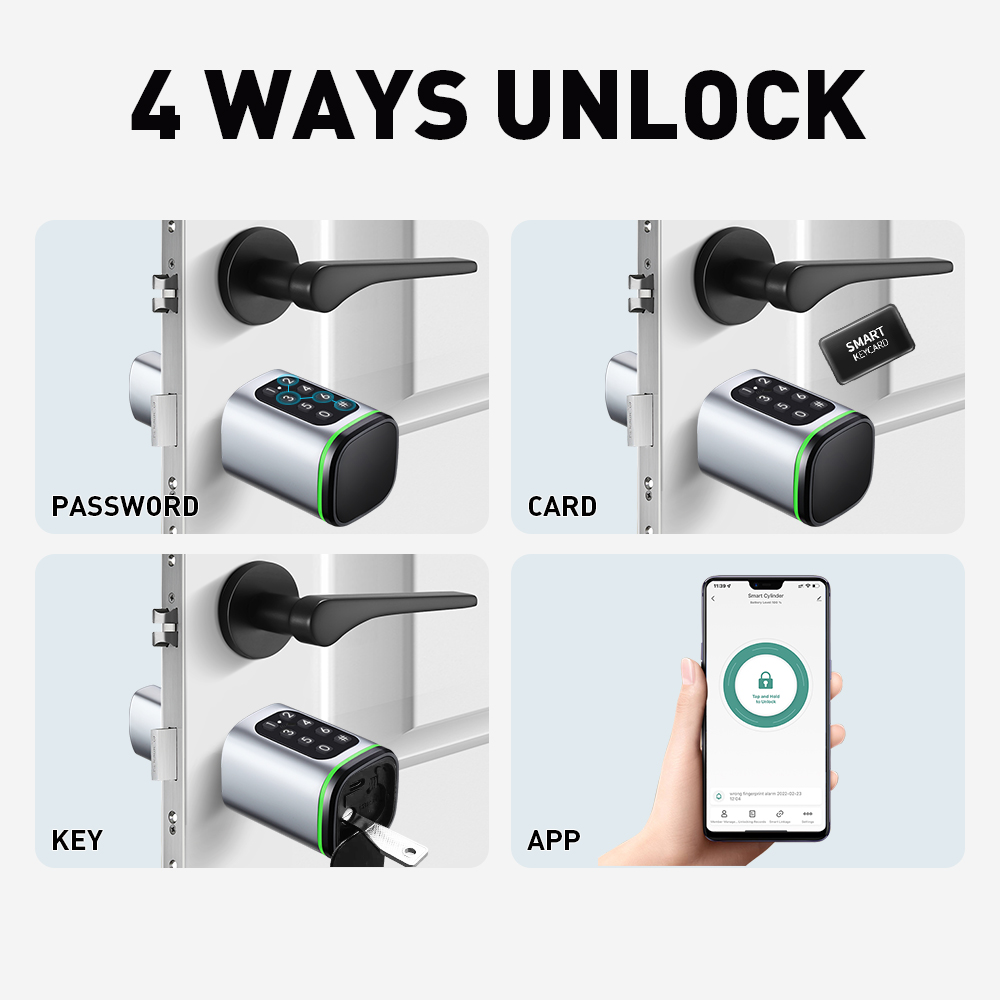 Serrure à cylindre intelligent - Home Security Tips avis et prix
