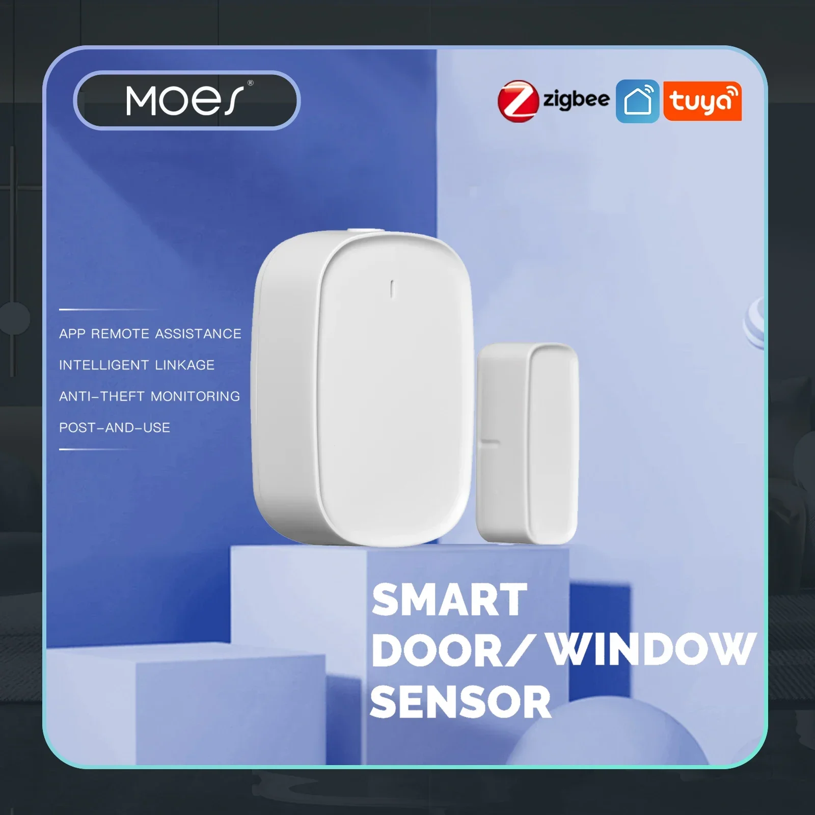 MOES – détecteur d'ouverture d - Home Security System Installation avis et prix