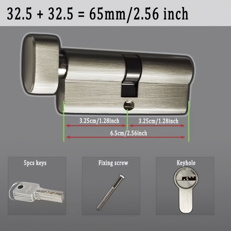 1 cylindre de serrure antivol  - Home Security Tips avis et prix