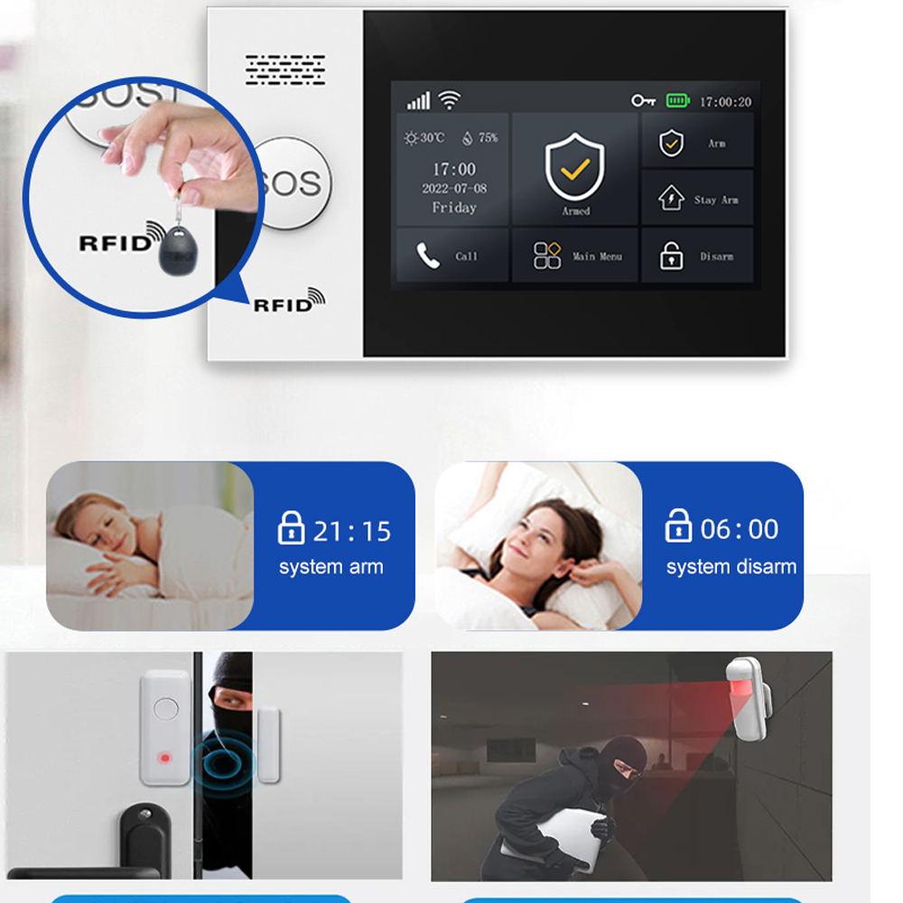 Système d'alarme domestique in - Home Security System Installation avis et prix